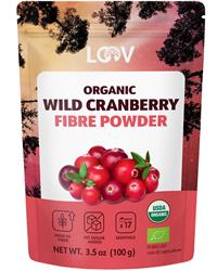 Loov LOOV Organic Wild Cranberry High Fibre (Pomace) Powder 100g