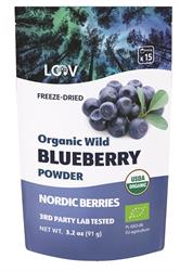 Loov Organic Wild Blueberry Freeze-Dried Powder 91g