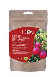 Loov Organic Wild Cranberry Freeze-Dried Powder 90g