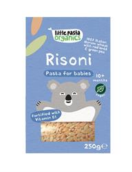 Little Pasta Organics Red Lentil & Pea Risoni Baby Pasta 10m+ 250g