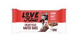 LoveRaw Vegan Cream Filled Wafer Bars 43g