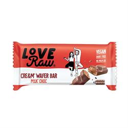 LoveRaw Vegan Cream Filled Wafer Bars 43g
