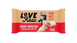 LoveRaw Vegan Caramelised Biscuit Cream Wafer Bar 45g