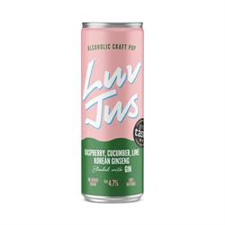 LuvJus LuvJus Raspberry & Gin Drink 4.7% 250ml