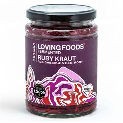 Loving Foods Organic Ruby Sauerkraut 475g