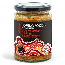 Loving Foods Organic Hot 'N' Smoky Kimchi 475g