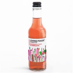 Loving Foods Organic Raspberry & Tulsi Kombucha 330ml