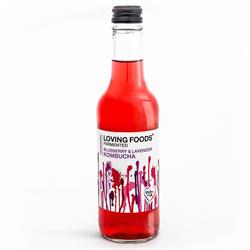 Loving Foods Organic Blueberry & Lavender Kombucha 330ml