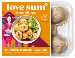 Love Sum Love Sum Chicken & Kimchi Mandu 240g