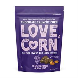 Love Corn Milk Chocolate & Sea Salt Corn Snack 90g