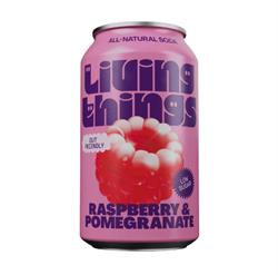 Living Things Living Things Raspberry & Pomegranate Pre + Probiotic Soda