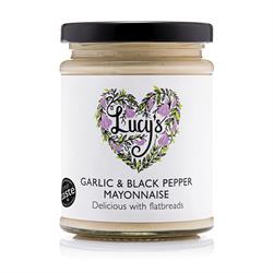 Lucys Dressings Roasted Garlic and Black Pepper Mayonnaise 240g