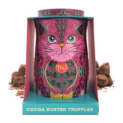 Monty Bojangles Persian Pink Choccy Scoffy Truffles LE Cat Tin 135g