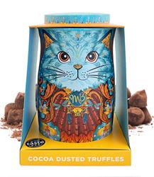 Monty Bojangles Spirit Blue Coconut Crush Truffles LE Cat Tin 135g