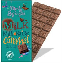 Monty Bojangles MB RFA Milk Millionaire Caramel Chocolate Block 150g