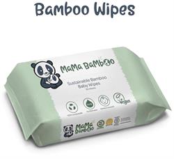 Mama Bamboo Mama Bamboo Eco Baby Wipes (60 wipes per pack) 360g