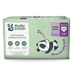 Mama Bamboo Mama Bamboo Eco Nappies - Size 0 (Tiny Baby)