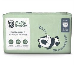 Mama Bamboo Mama Bamboo Eco Nappies - Size 1 (Newborn) 850g