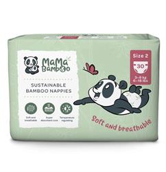 Mama Bamboo Mama Bamboo Eco Nappies - Size 2 (Small) 830g