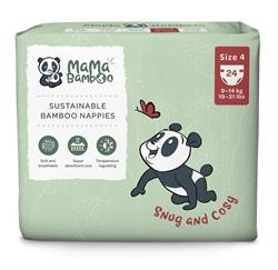 Mama Bamboo Mama Bamboo Eco Nappies - Size 4 (Large) 1070g