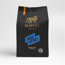 Marley Coffee Rainforest Alliance - brightly acidic nutty and malty roast.