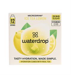 Waterdrop Ice Tea Lemon Microdrink - Hydration Cubes 12 Capsule