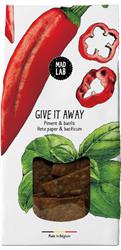 MAD LAB Give It Away - Organic Pepper and Basil Crackers 110g