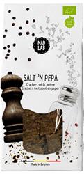 MAD LAB Salt 'N Pepa - Organic Salt and Pepper Crackers 110g