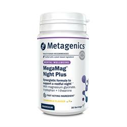 Metagenics MegaMag Night Plus Magnesium Powder (Chamomile). 30 servings