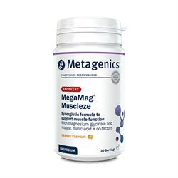 Metagenics MegaMag Muscleze Magnesium Powder (Orange) 30 servings