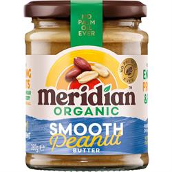 Meridian Organic Smooth Peanut Butter 100% 280g