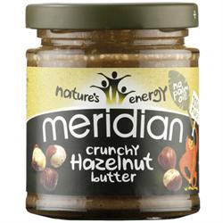 Meridian Crunchy Hazelnut Butter 100% 170g