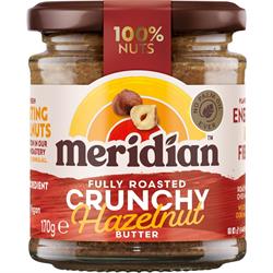 Meridian Crunchy Hazelnut Butter 100% 170g