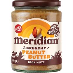 Meridian Meridian Crunchy Peanut Butter 100% 470g