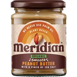 Meridian Organic Smooth Peanut Butter With Salt - 280g