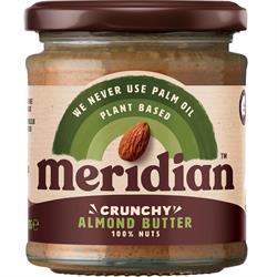 Meridian Crunchy Almond Butter 100% 170g