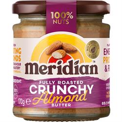 Meridian Crunchy Almond Butter 100% 170g
