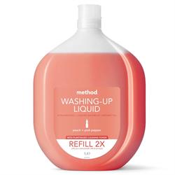 Method Method Refill Washing Up Liquid Peach & Pink Pepper 1L