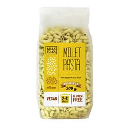 Mill & Folks Mill&Folks Millet Pasta Elbow 200g Gluten free Vegan