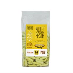 Mill & Folks Mill&Folks Millet pasta penne 200g Gluten Free Vegan