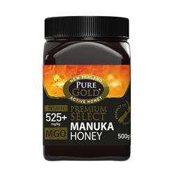 Pure Gold Pure Gold Premium Select Manuka Honey MGO -  525+ 500G