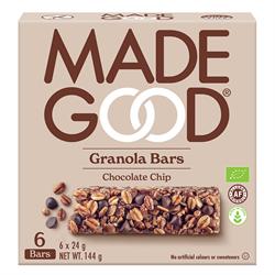 MadeGood MadeGood Granola Bar Chocolate Chip 6 x 24g Multipack