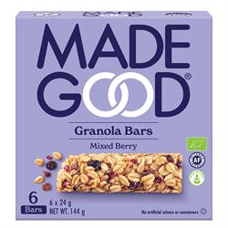 MadeGood MadeGood Granola Bar Mixed Berry 6 x 24g Multipack