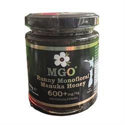 MGO MGO Manuka Honey 600+Runny Monofloral 250g