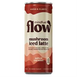 Mindfuel Flow Mushroom Latte Salted Caramel 250ml Caffeine-Free