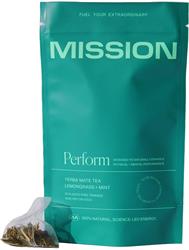 Mission Perform 100% Natural Yerba Mate and Green Tea (30 teabags)