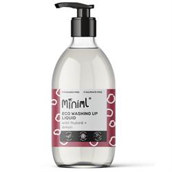 Miniml Natural Washing Up Liquid Rhubarb in a 500ML Glass Bottle