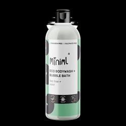 Miniml Bodywash and bubble bath tea tree and mint 500ml