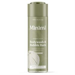 Miniml Nourishing Coconut Bodywash & Bubble Bath 400ml bottle