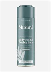 Miniml Tea Tree & Mint Bodywash & Bubble Bath 400ml bottle